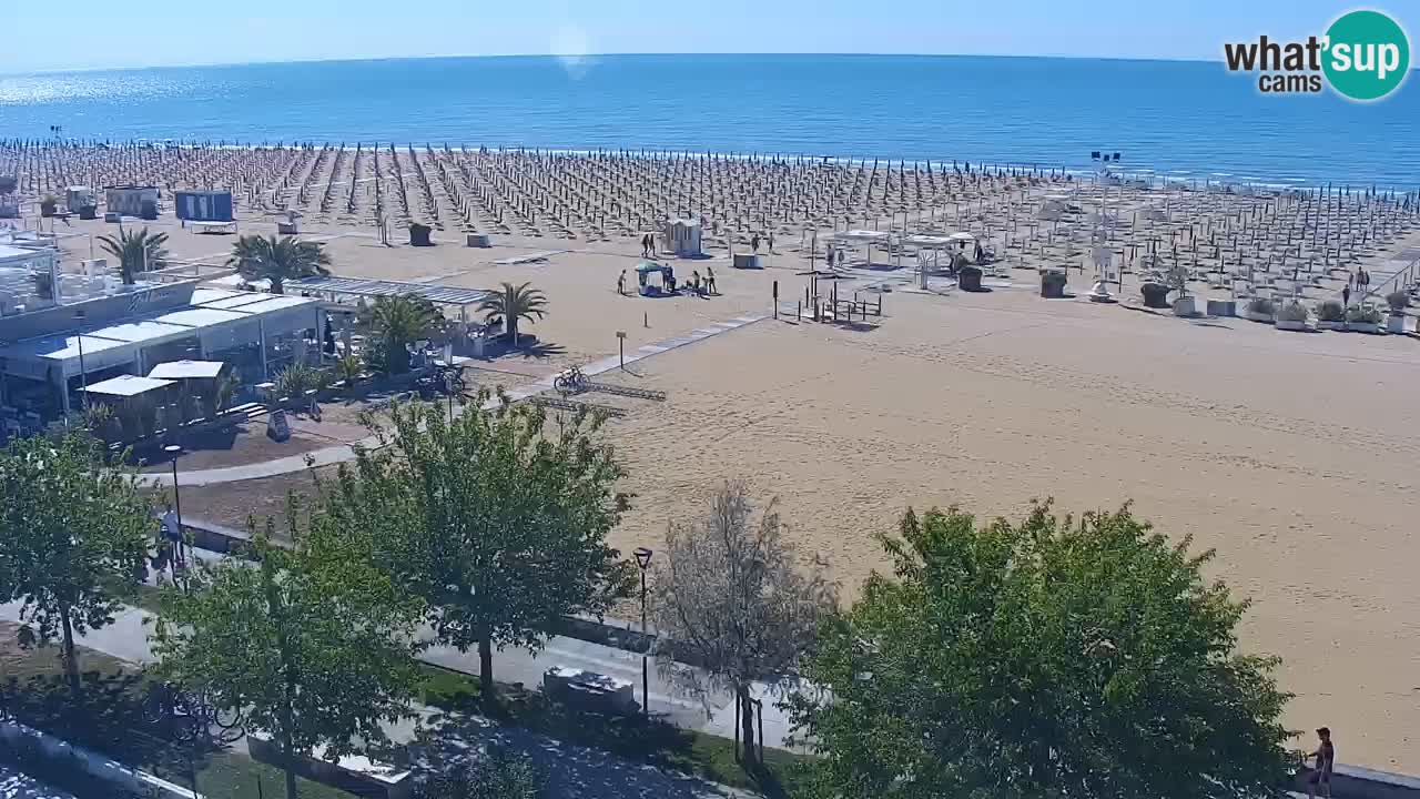Webcam en vivo playa Bibione – vista desde Ashanti ApartHotel