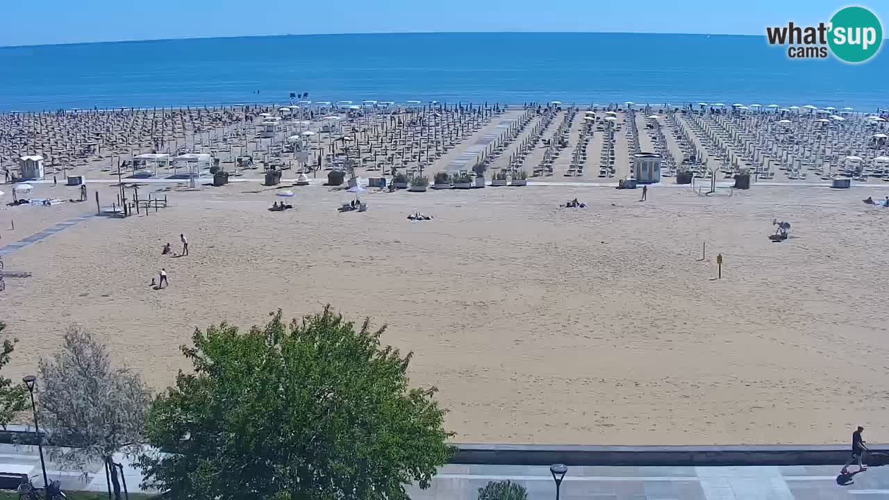 Web kamera Bibione plaža – pogled sa Ashanti ApartHotela