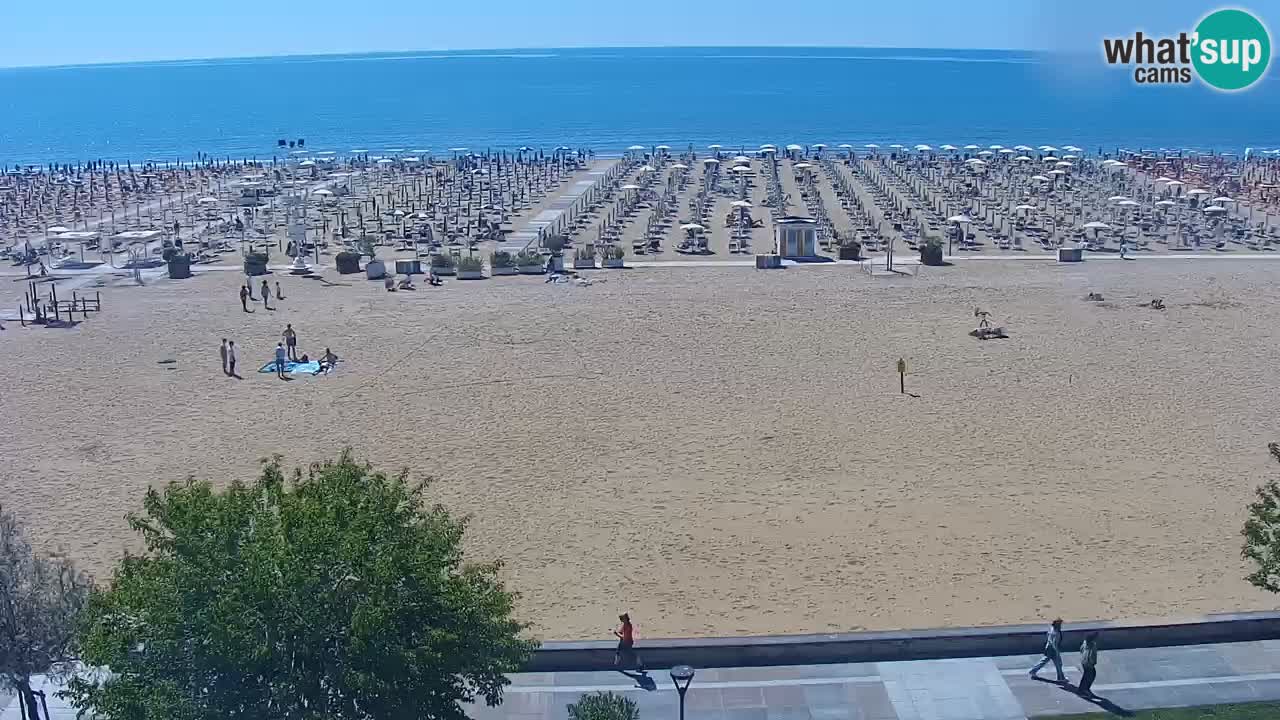 Spletna kamera Bibione plaža – pogled iz Ashanti ApartHotela