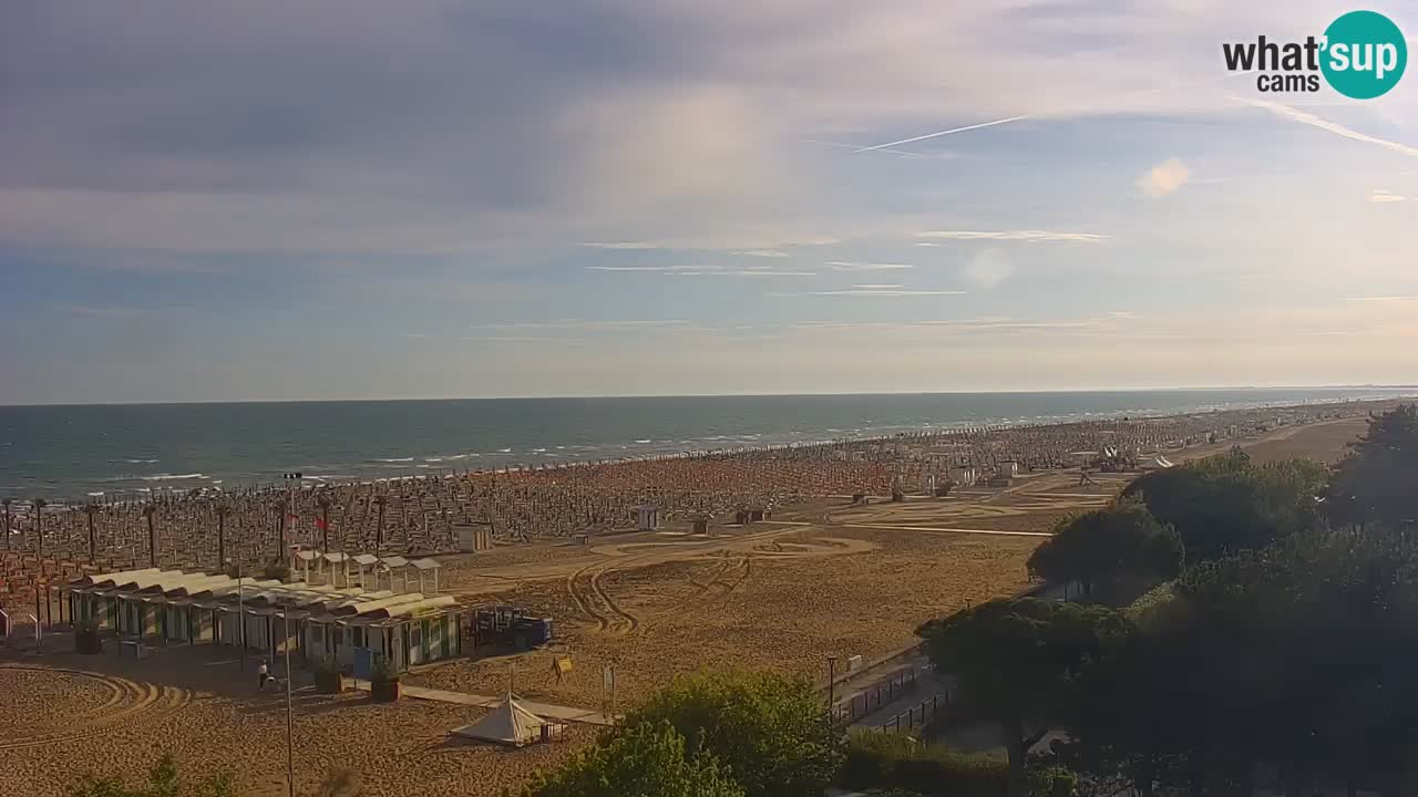 Webcam en direct plage de Bibione – vue depuis Ashanti ApartHotel