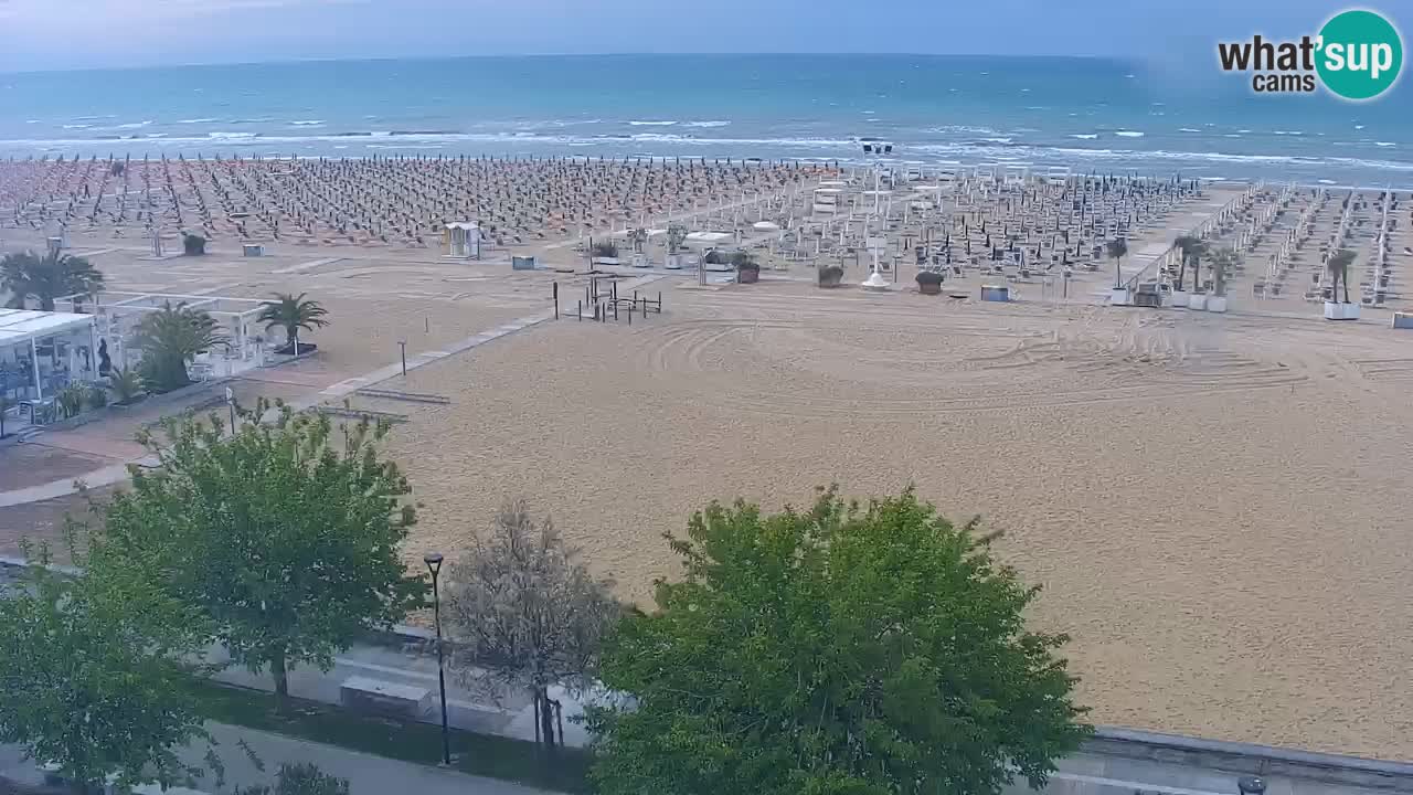 Web kamera Bibione plaža – pogled sa Ashanti ApartHotela