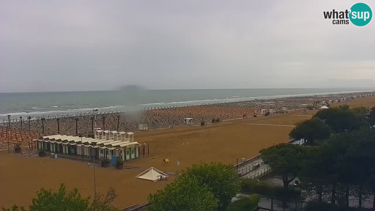 Webcam en vivo playa Bibione – vista desde Ashanti ApartHotel