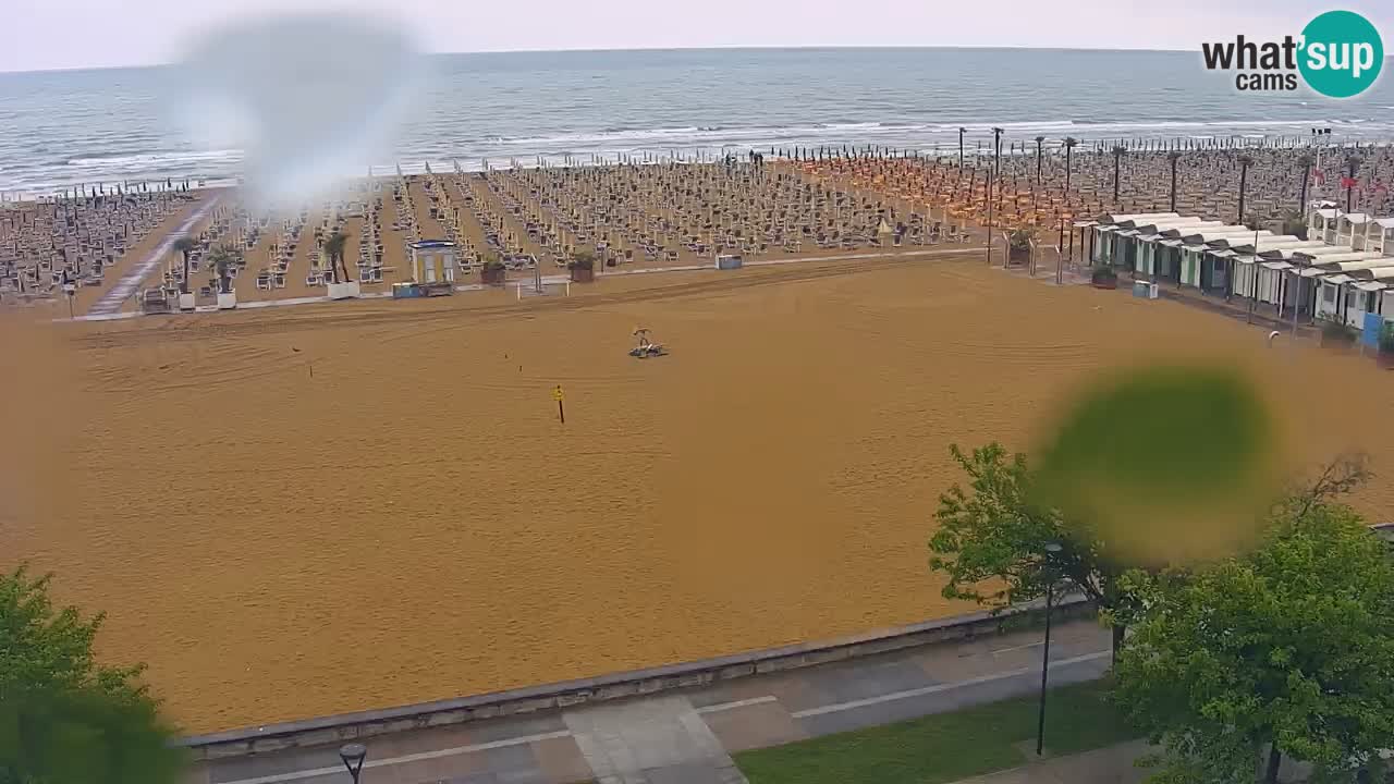 Webcam en vivo playa Bibione – vista desde Ashanti ApartHotel