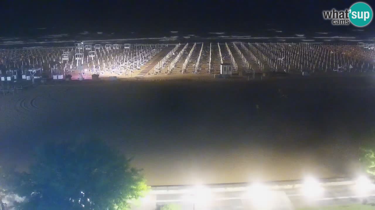 Webcam en vivo playa Bibione – vista desde Ashanti ApartHotel