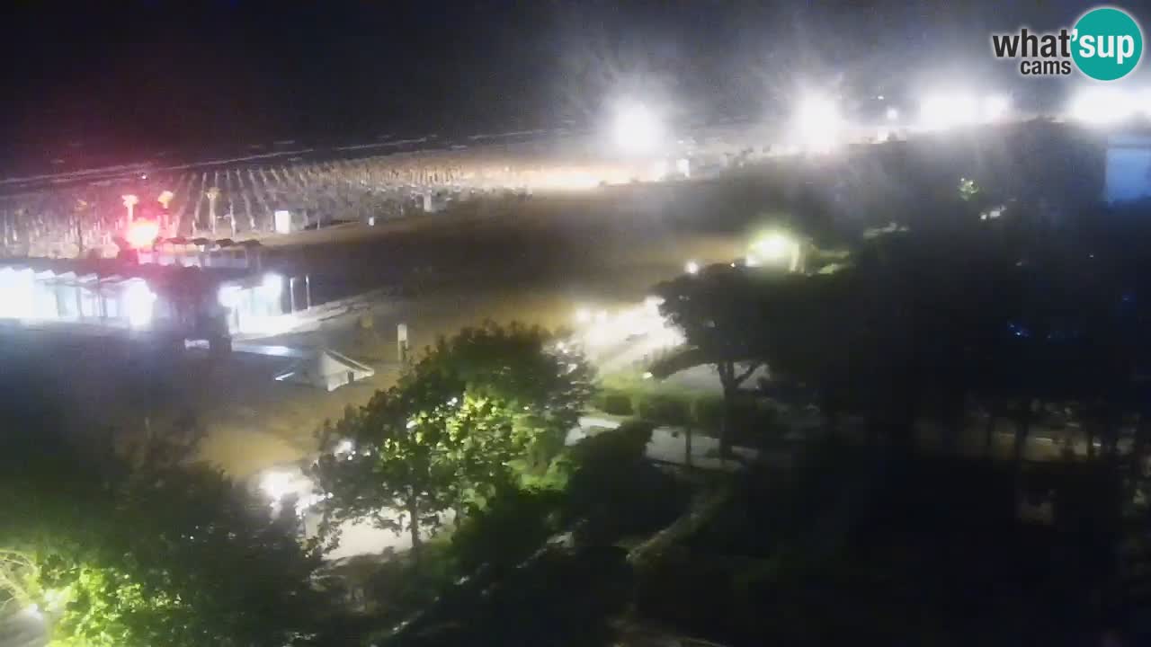 Webcam en vivo playa Bibione – vista desde Ashanti ApartHotel
