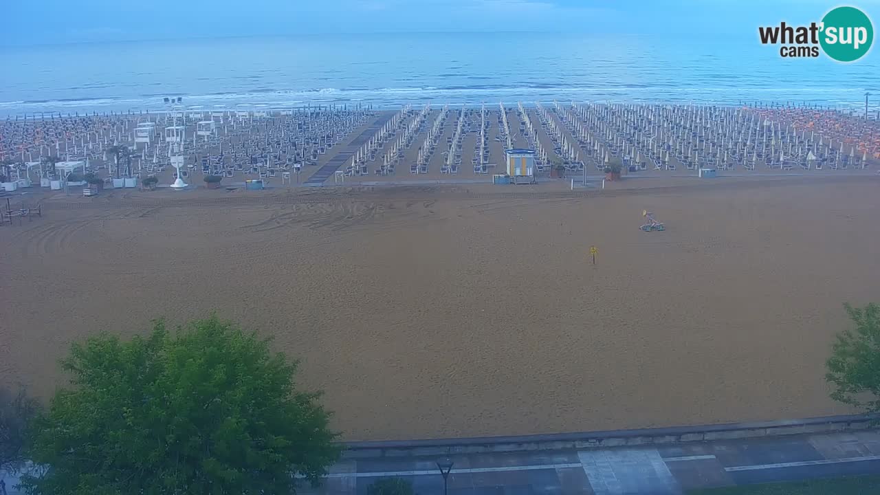 Web kamera Bibione plaža – pogled sa Ashanti ApartHotela
