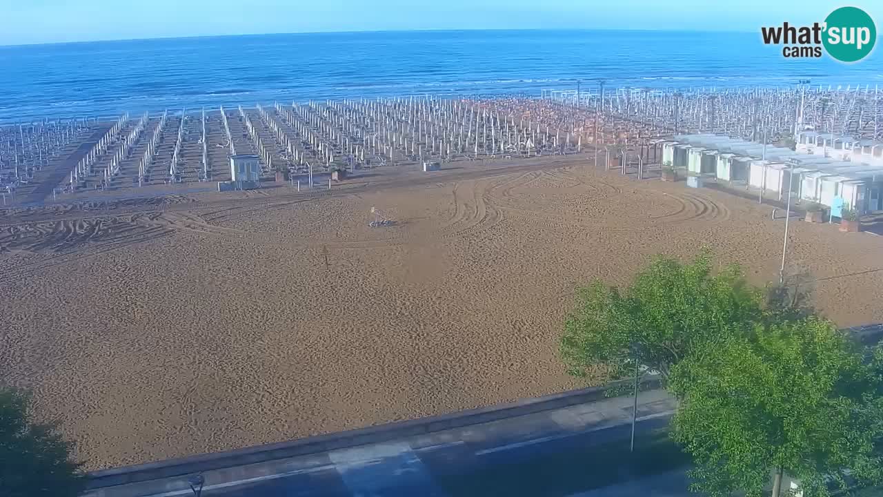 Webcam en direct plage de Bibione – vue depuis Ashanti ApartHotel