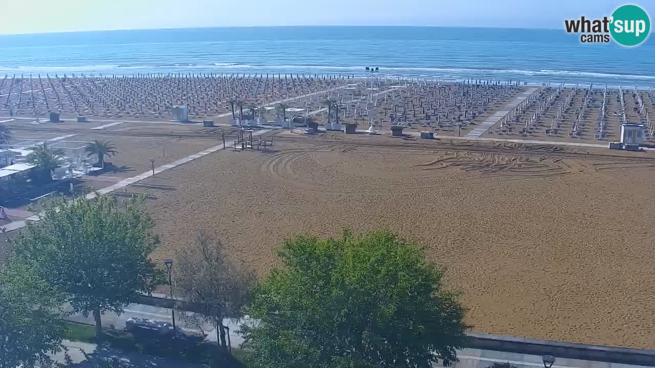 Web kamera Bibione plaža – pogled sa Ashanti ApartHotela