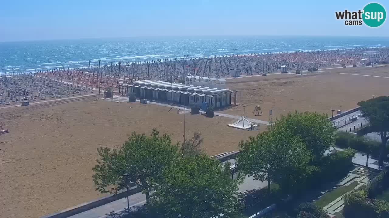 Web kamera Bibione plaža – pogled sa Ashanti ApartHotela