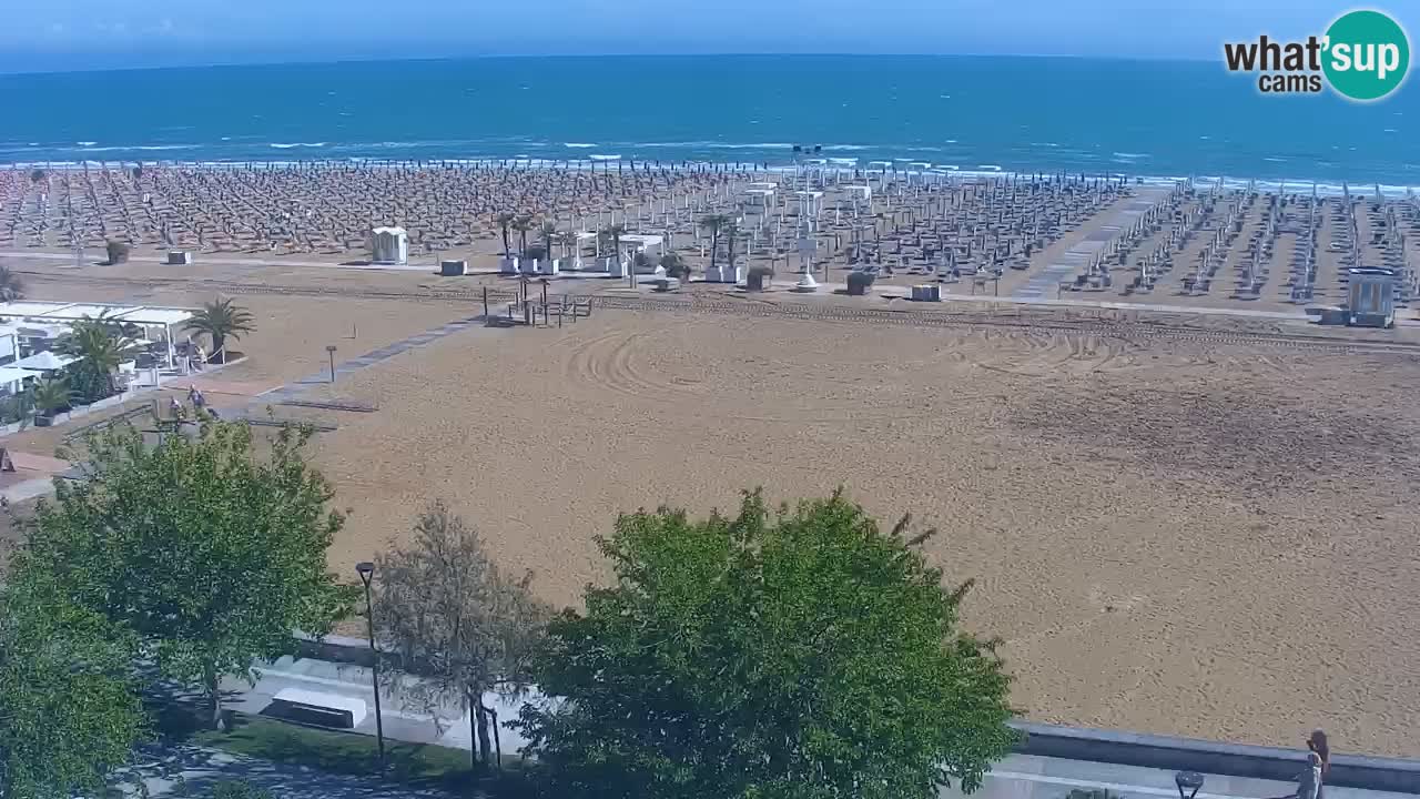 Webcam en vivo playa Bibione – vista desde Ashanti ApartHotel