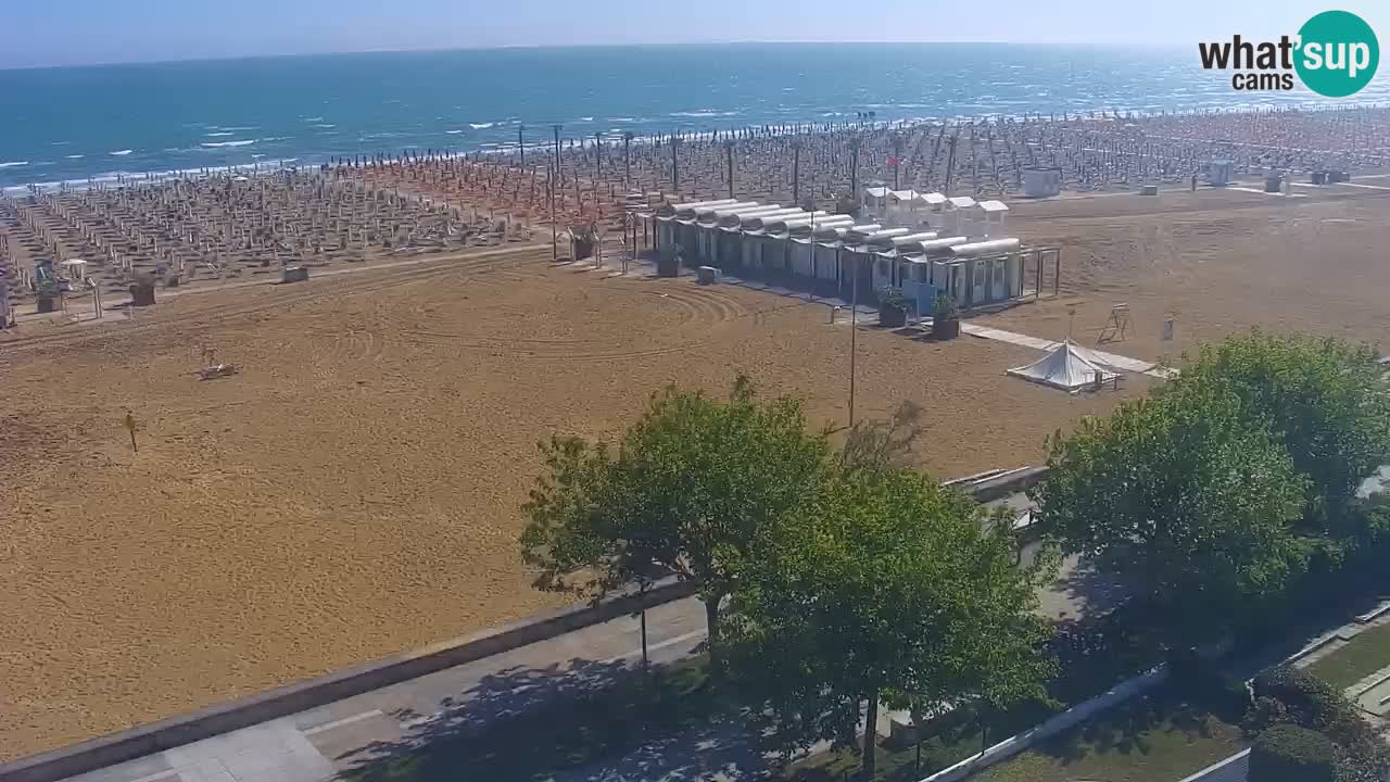 Webcam en vivo playa Bibione – vista desde Ashanti ApartHotel