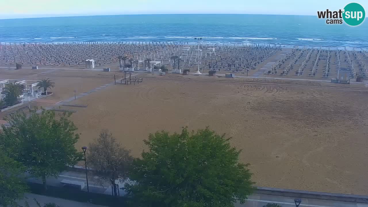 Webcam en direct plage de Bibione – vue depuis Ashanti ApartHotel