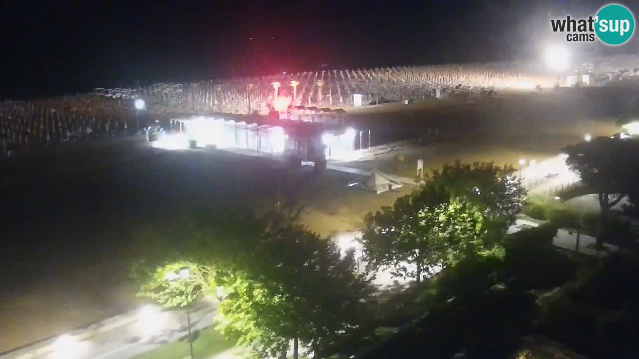 Webcam en vivo playa Bibione – vista desde Ashanti ApartHotel