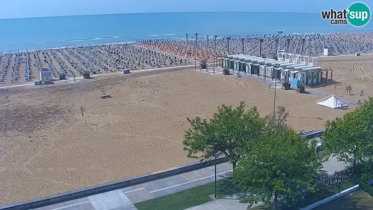 Webcam en vivo playa Bibione – vista desde Ashanti ApartHotel