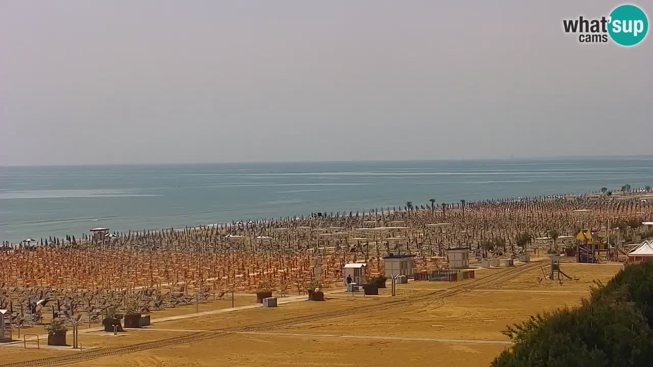 Web kamera Bibione plaža – pogled sa Ashanti ApartHotela