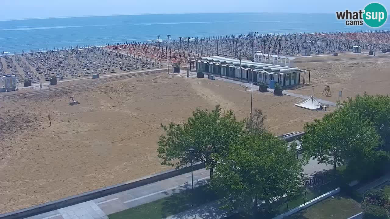 Web kamera Bibione plaža – pogled sa Ashanti ApartHotela
