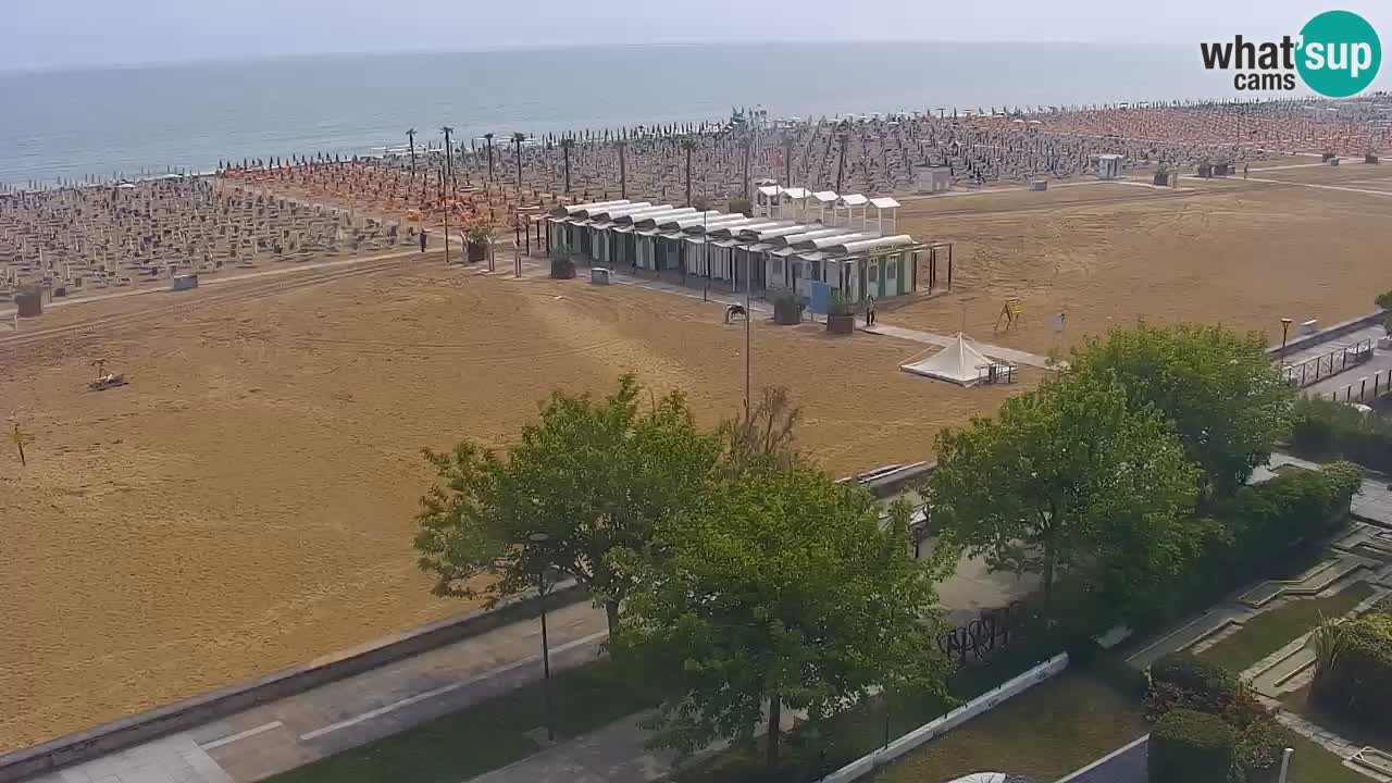 Web kamera Bibione plaža – pogled sa Ashanti ApartHotela