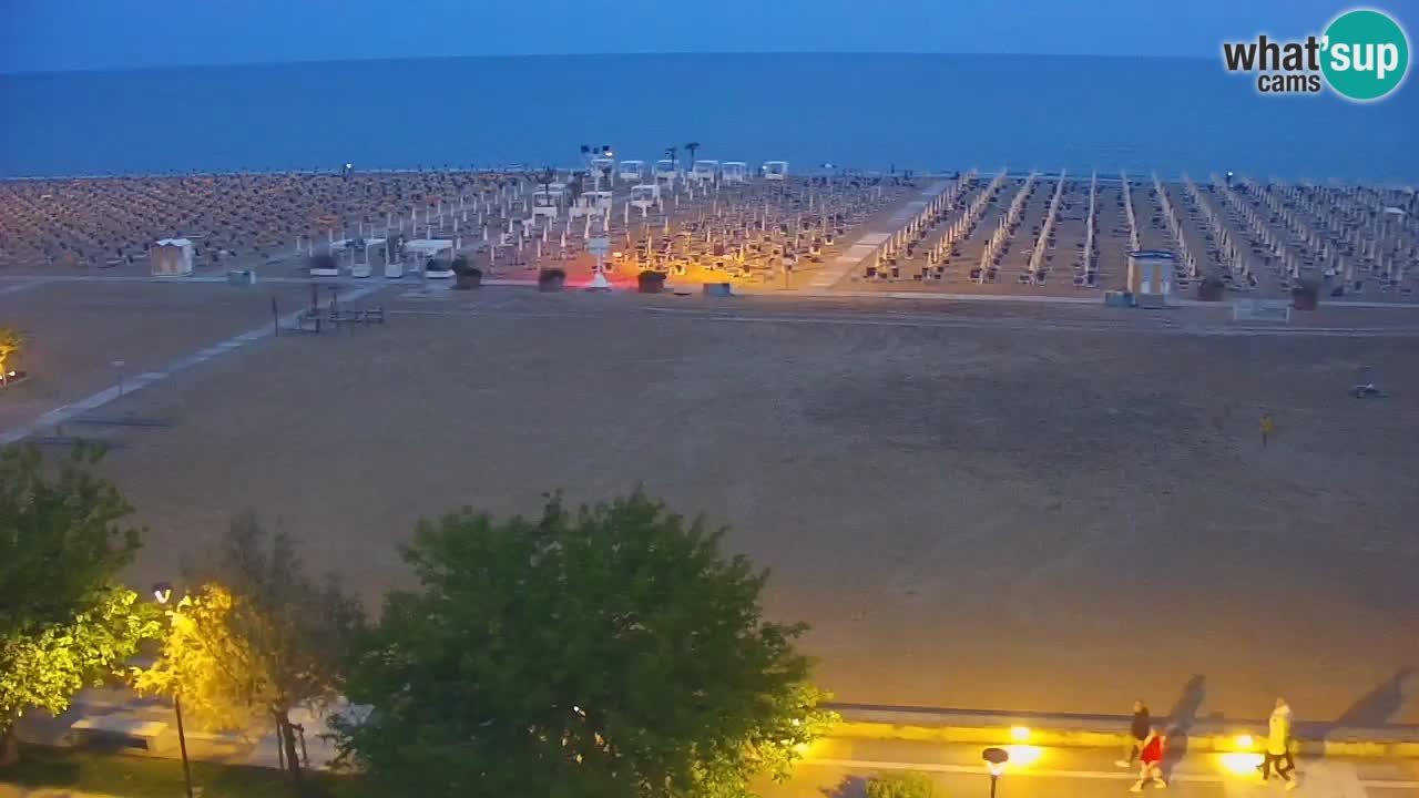 Webcam en direct plage de Bibione – vue depuis Ashanti ApartHotel