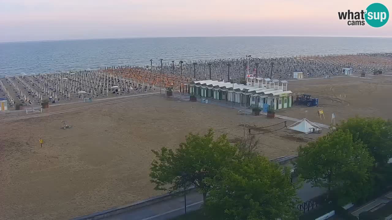 Webcam en direct plage de Bibione – vue depuis Ashanti ApartHotel