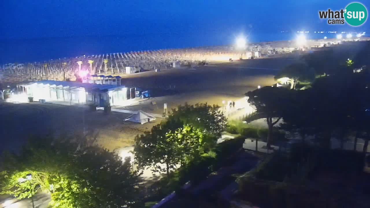 Webcam en direct plage de Bibione – vue depuis Ashanti ApartHotel