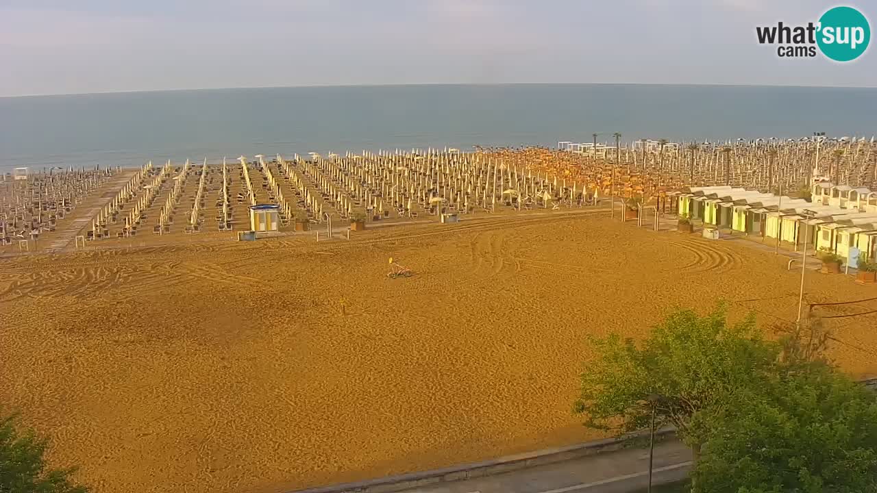 Web kamera Bibione plaža – pogled sa Ashanti ApartHotela