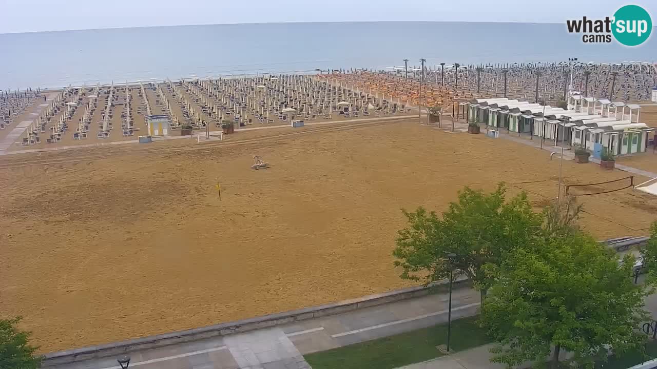 Webcam en direct plage de Bibione – vue depuis Ashanti ApartHotel