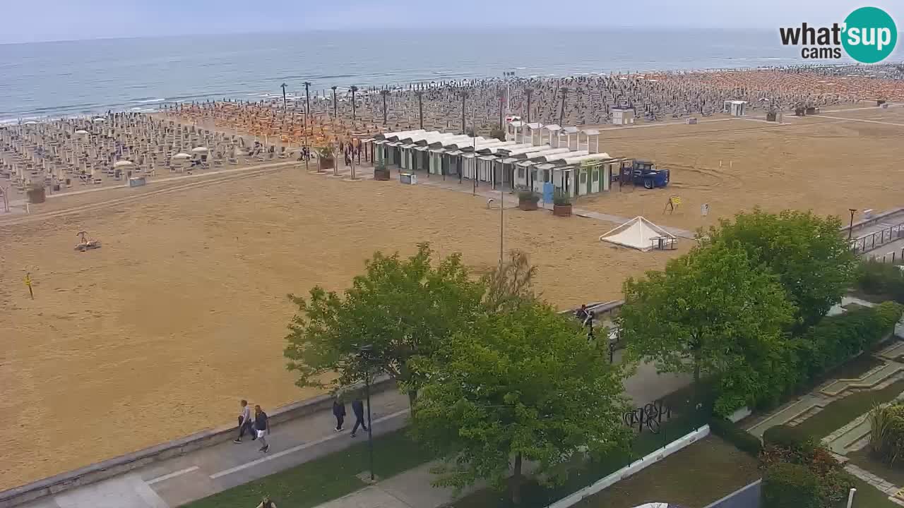 Web kamera Bibione plaža – pogled sa Ashanti ApartHotela