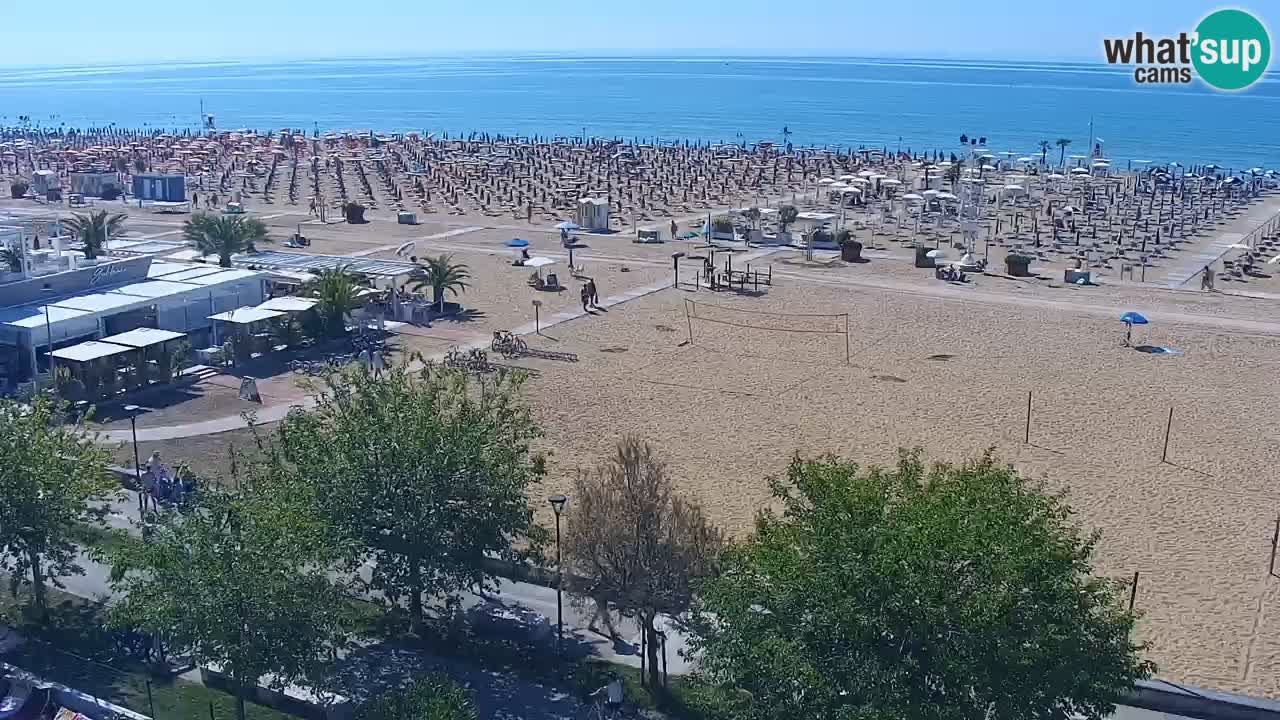 Web kamera Bibione plaža – pogled sa Ashanti ApartHotela