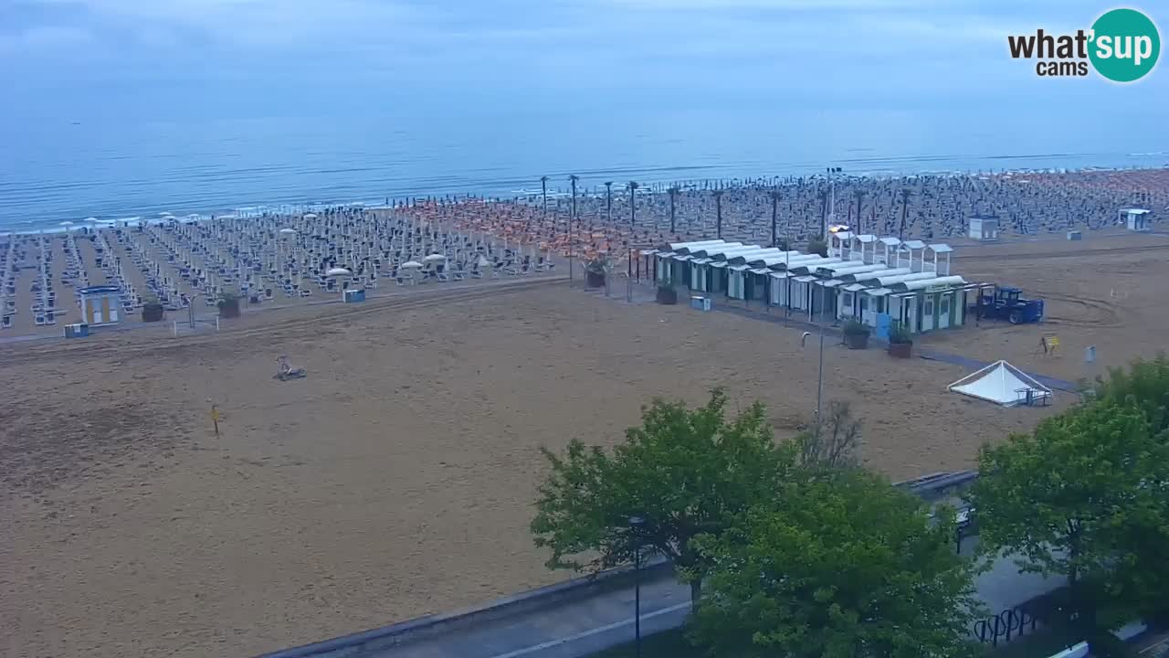 Webcam en vivo playa Bibione – vista desde Ashanti ApartHotel