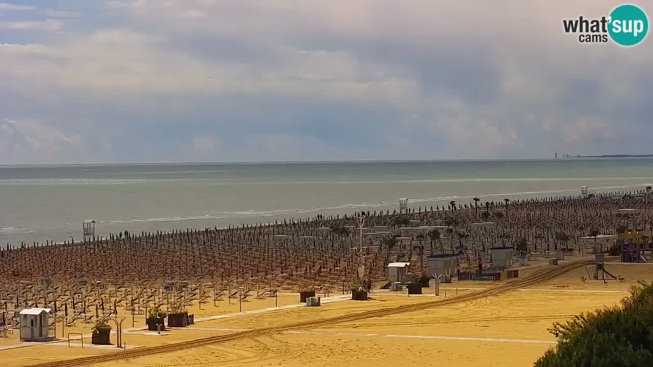 Web kamera Bibione plaža – pogled sa Ashanti ApartHotela