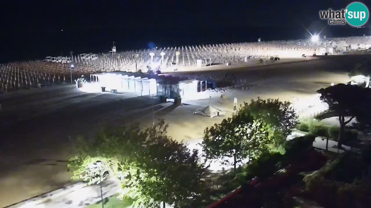 Web kamera Bibione plaža – pogled sa Ashanti ApartHotela