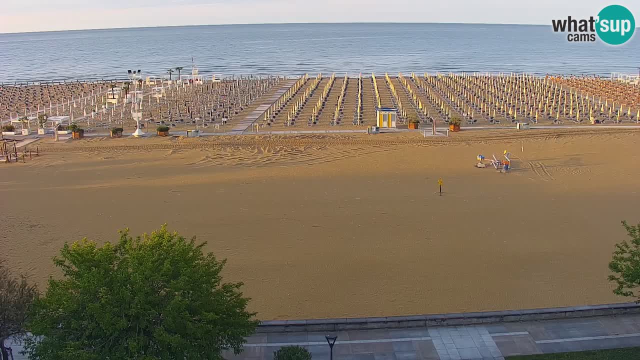 Webcam en vivo playa Bibione – vista desde Ashanti ApartHotel