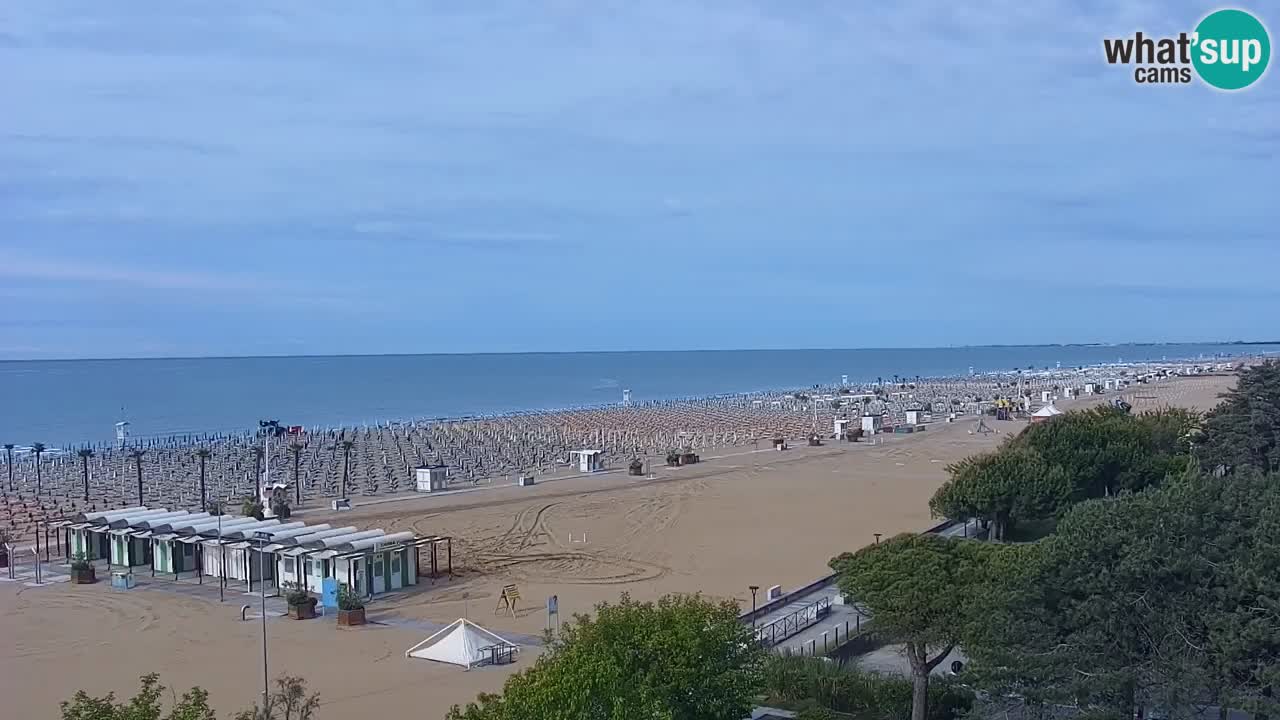 Webcam en vivo playa Bibione – vista desde Ashanti ApartHotel