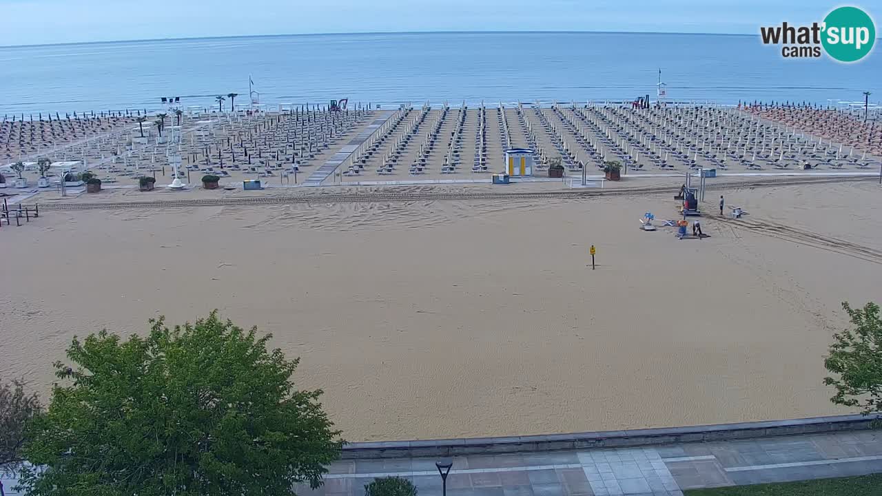 Web kamera Bibione plaža – pogled sa Ashanti ApartHotela
