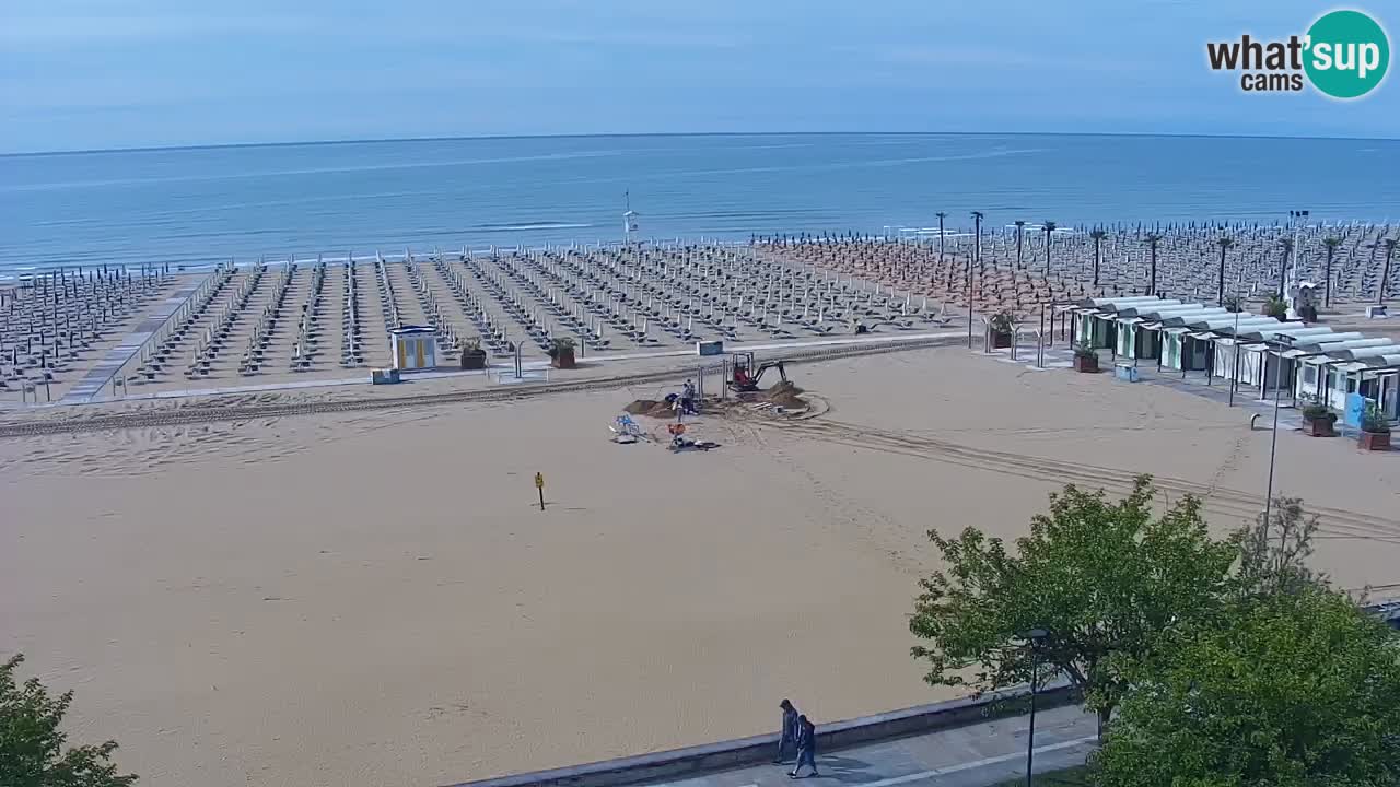 Webcam en direct plage de Bibione – vue depuis Ashanti ApartHotel