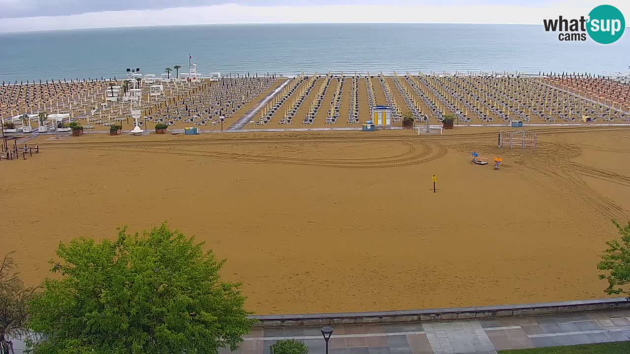 Web kamera Bibione plaža – pogled sa Ashanti ApartHotela