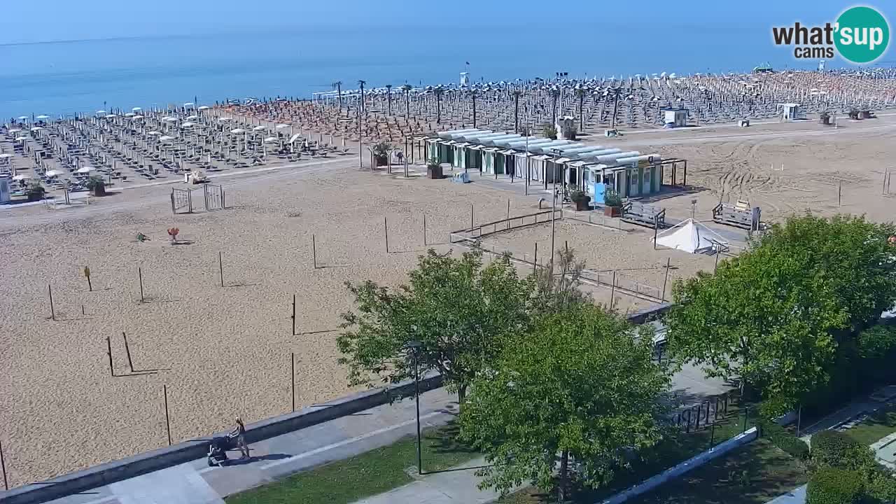 Webcam en vivo playa Bibione – vista desde Ashanti ApartHotel