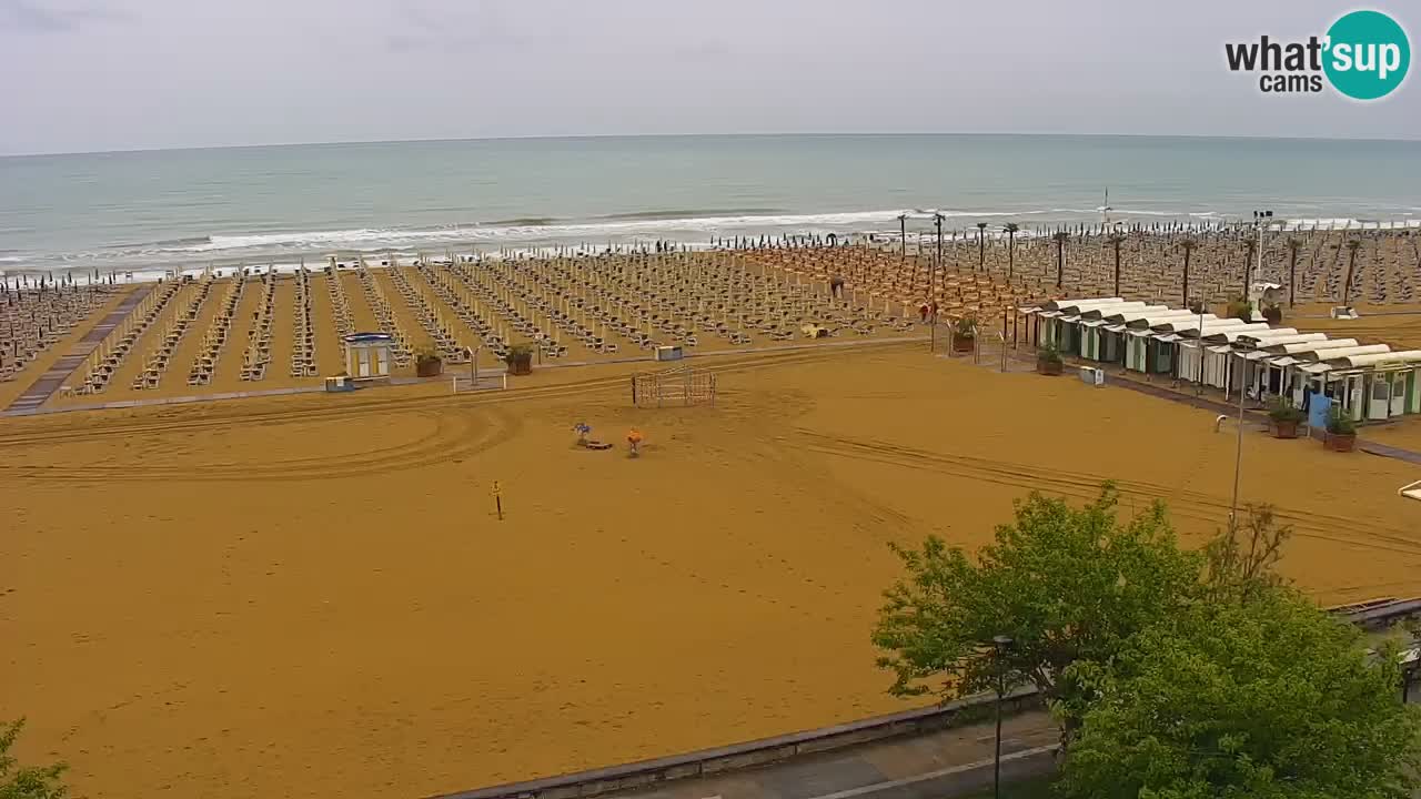 Web kamera Bibione plaža – pogled sa Ashanti ApartHotela
