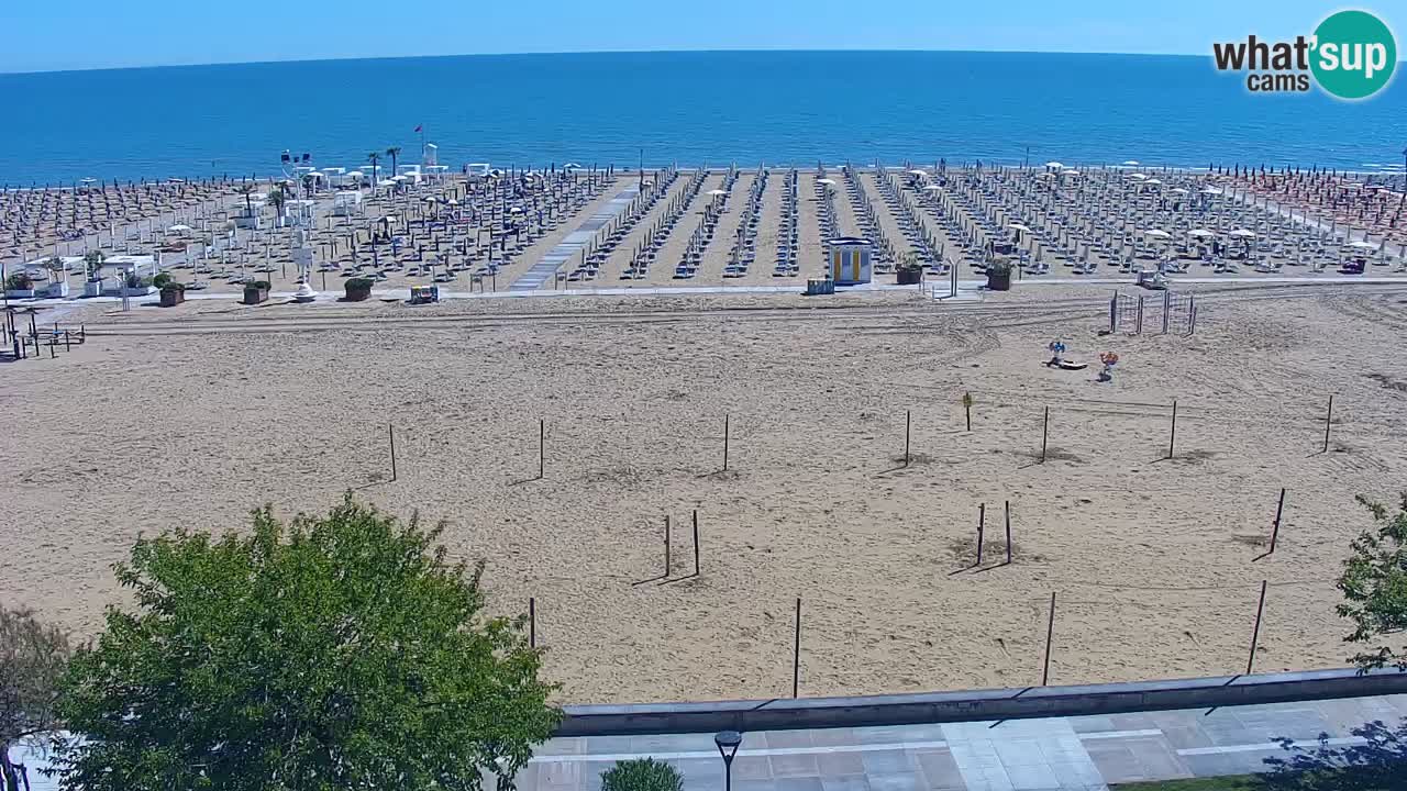 Webcam en vivo playa Bibione – vista desde Ashanti ApartHotel