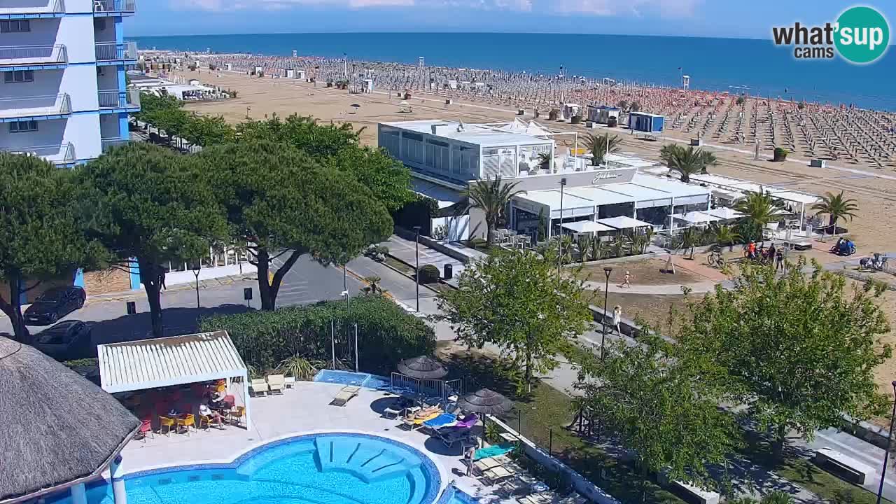 Live Webcam Bibione beach – view from Ashanti ApartHotel