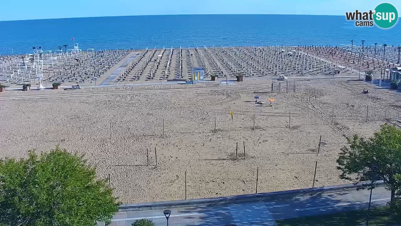 Webcam en vivo playa Bibione – vista desde Ashanti ApartHotel