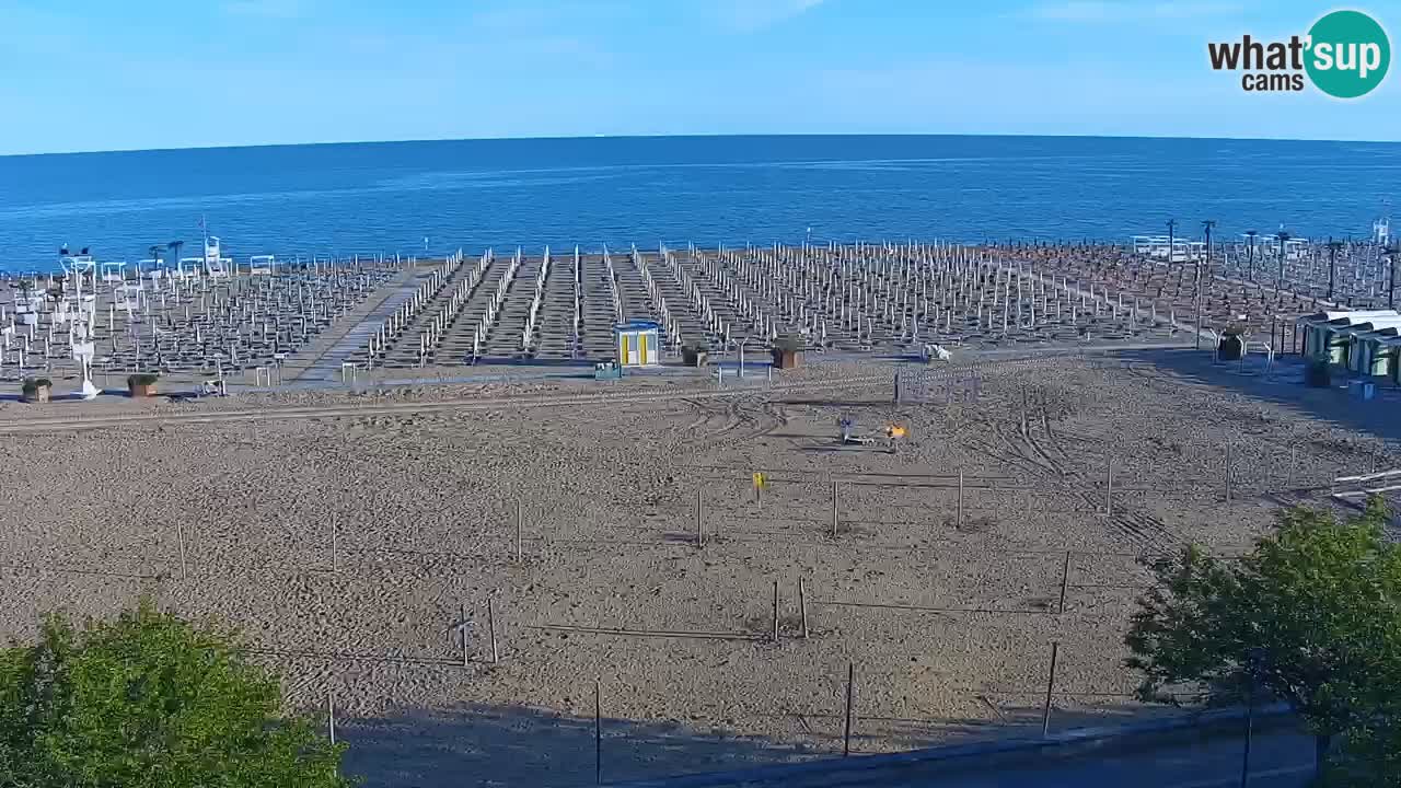 Webcam en vivo playa Bibione – vista desde Ashanti ApartHotel