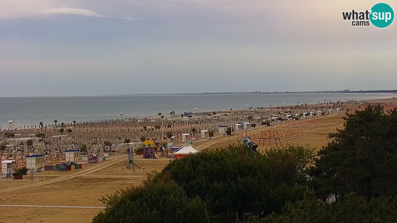 Webcam en vivo playa Bibione – vista desde Ashanti ApartHotel