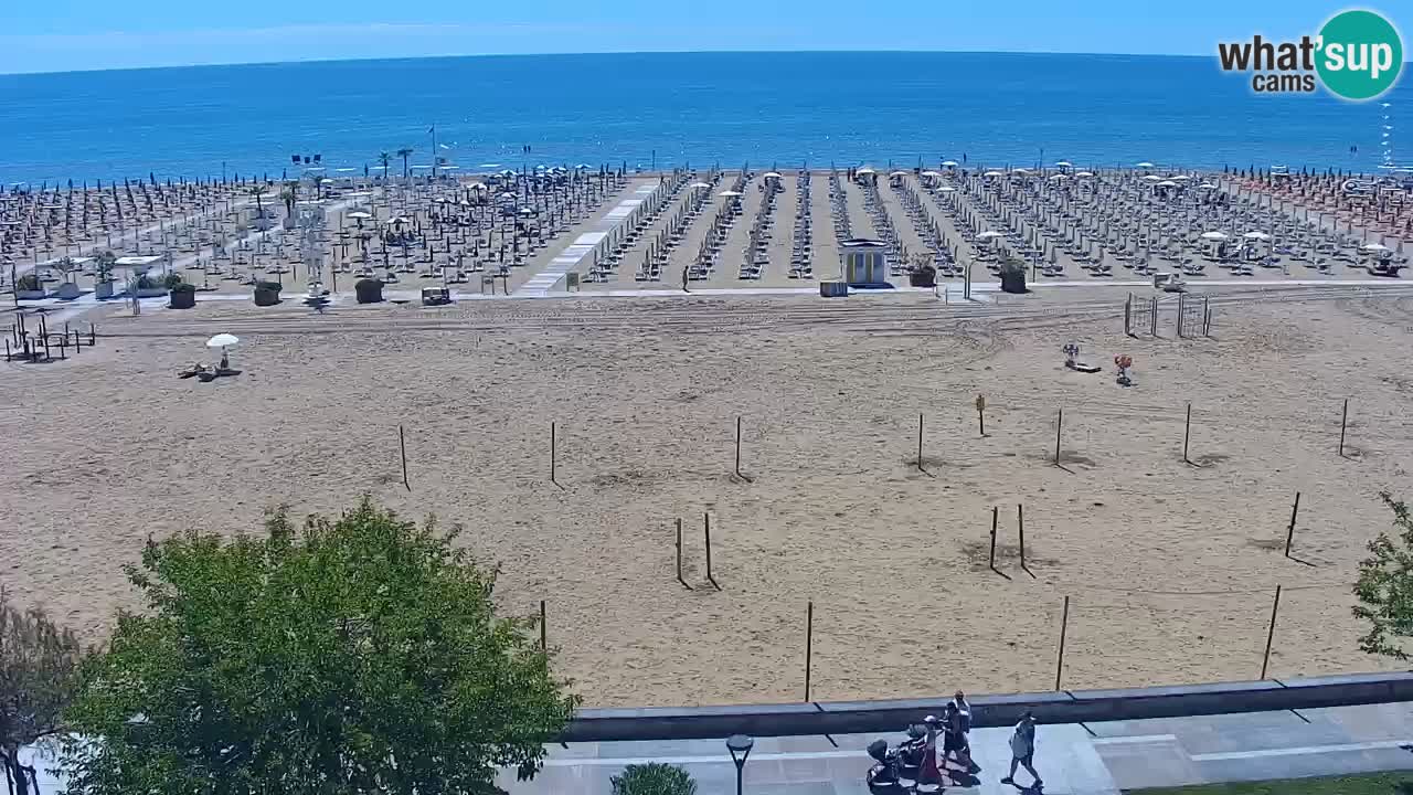 Web kamera Bibione plaža – pogled sa Ashanti ApartHotela