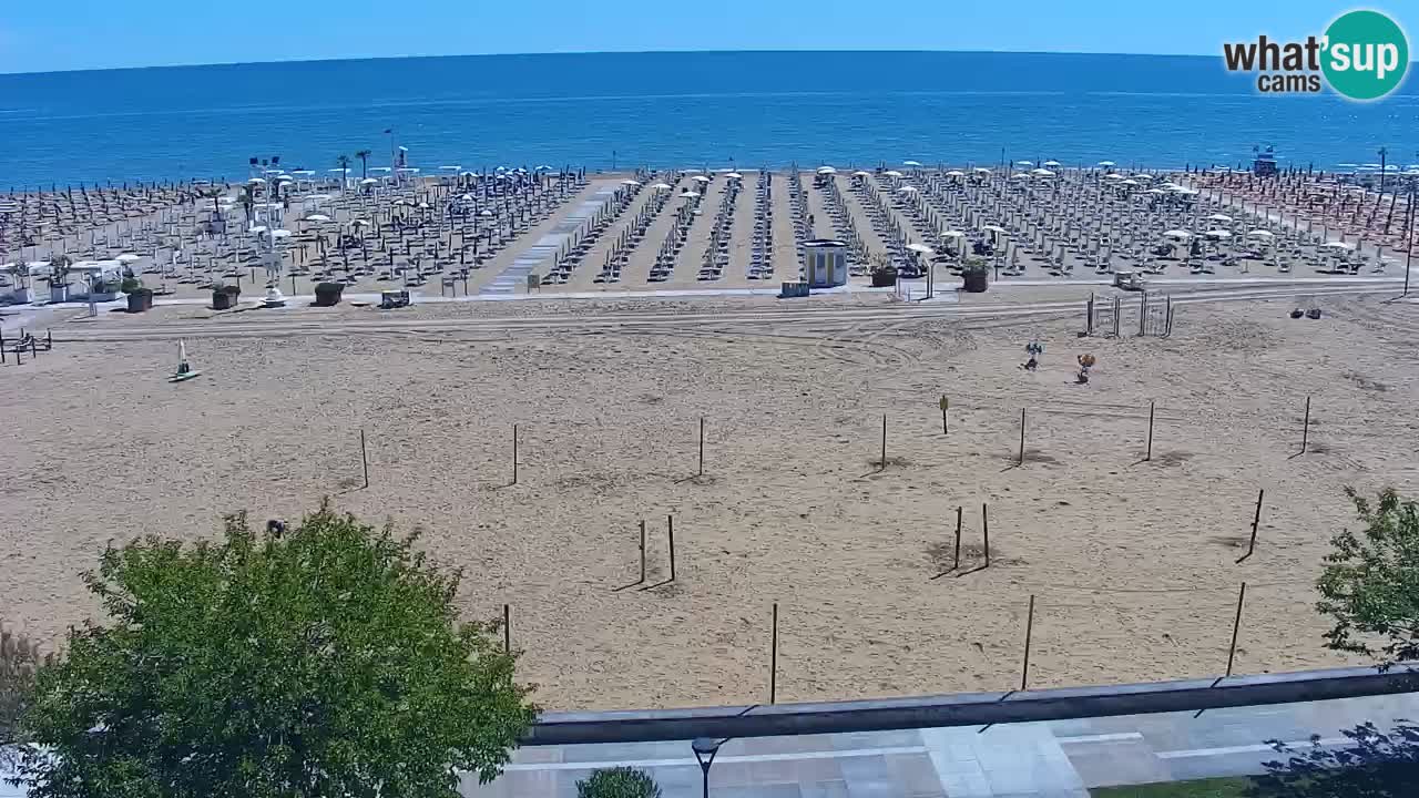 Webcam en direct plage de Bibione – vue depuis Ashanti ApartHotel
