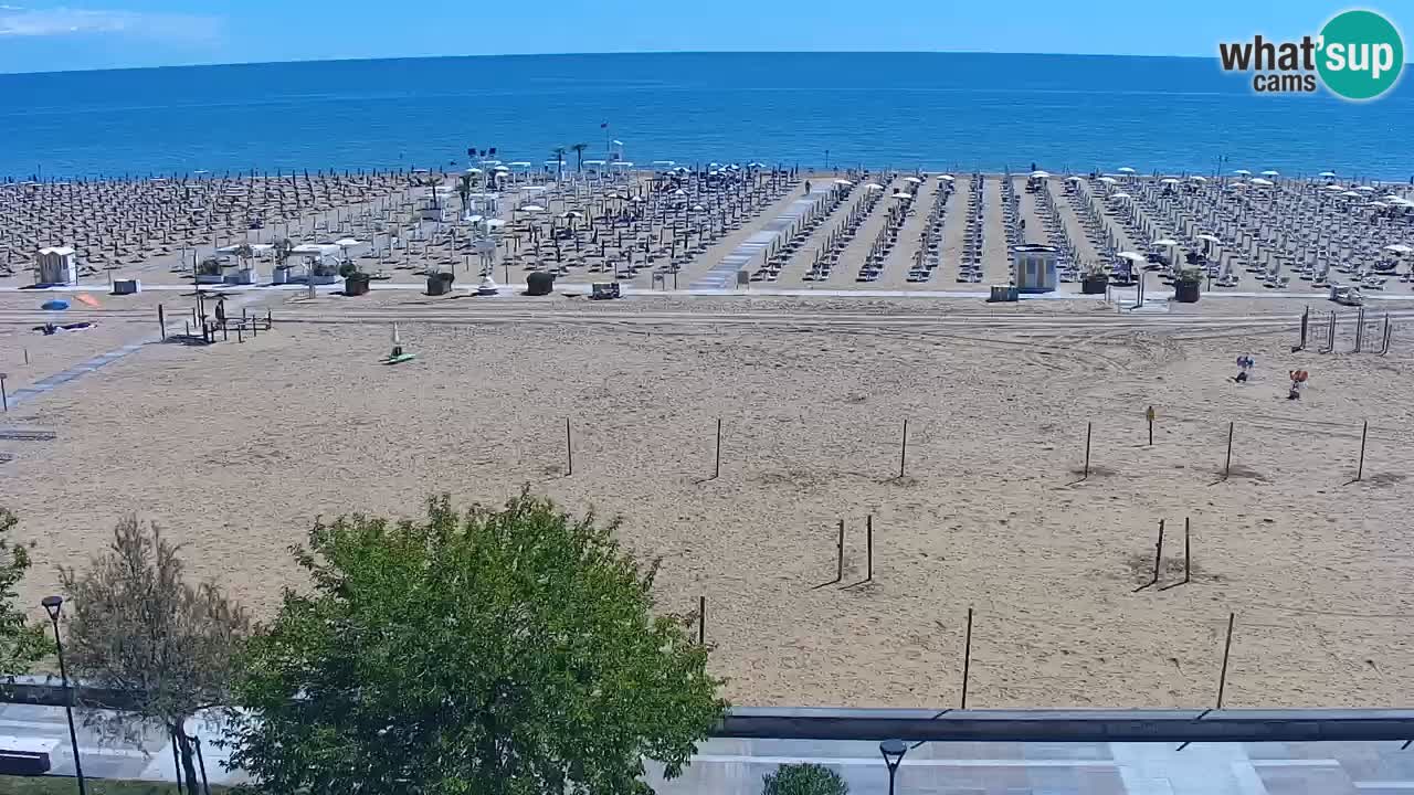 Webcam en direct plage de Bibione – vue depuis Ashanti ApartHotel