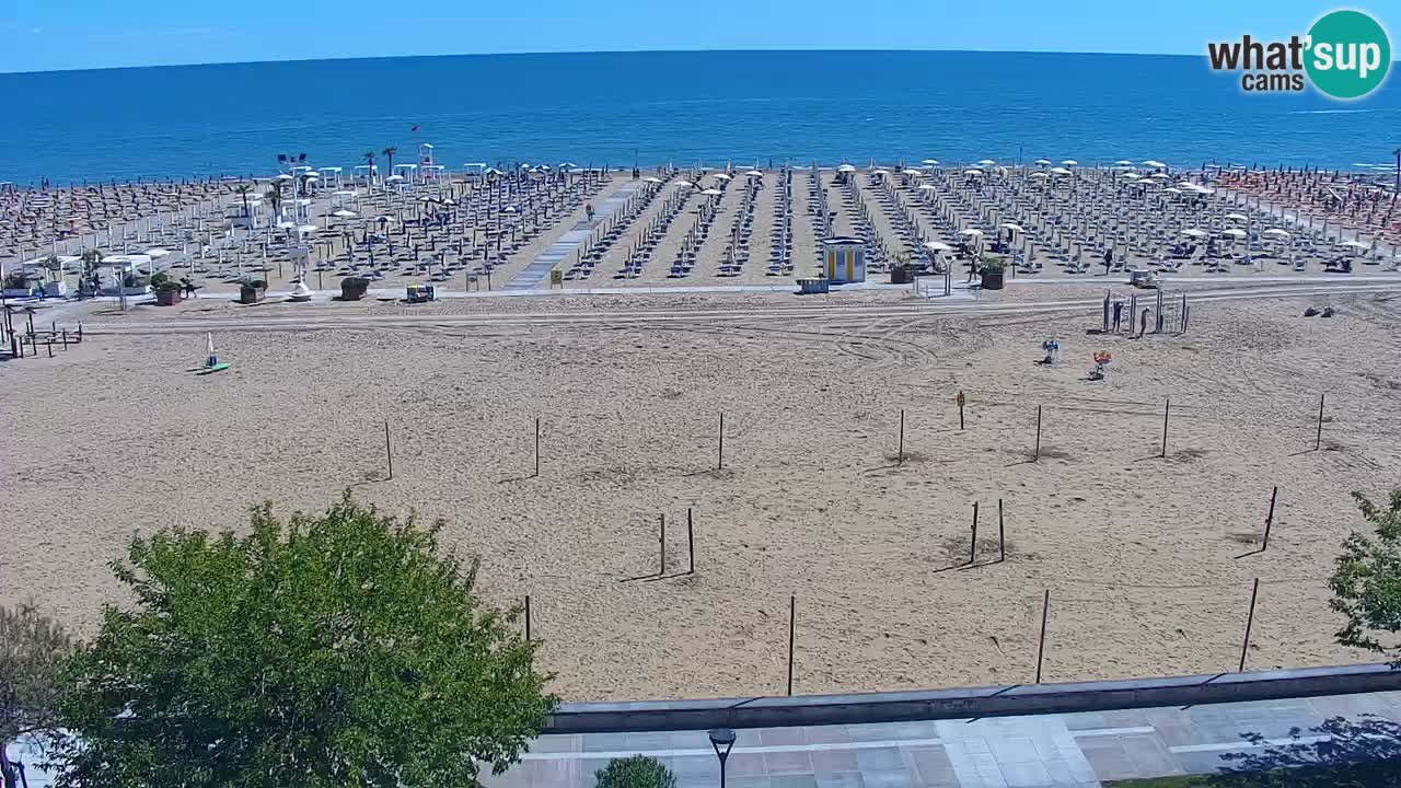 Webcam en direct plage de Bibione – vue depuis Ashanti ApartHotel