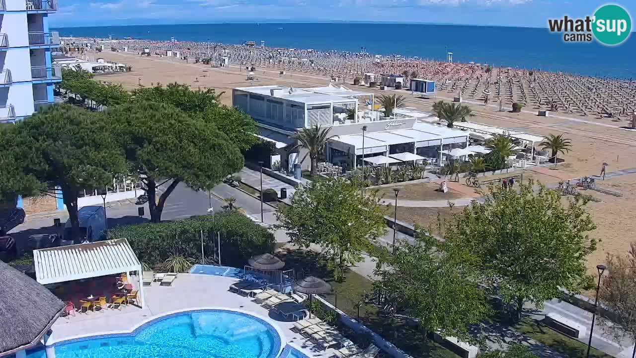 Live Webcam Bibione spiaggia – vista dall’Ashanti ApartHotel