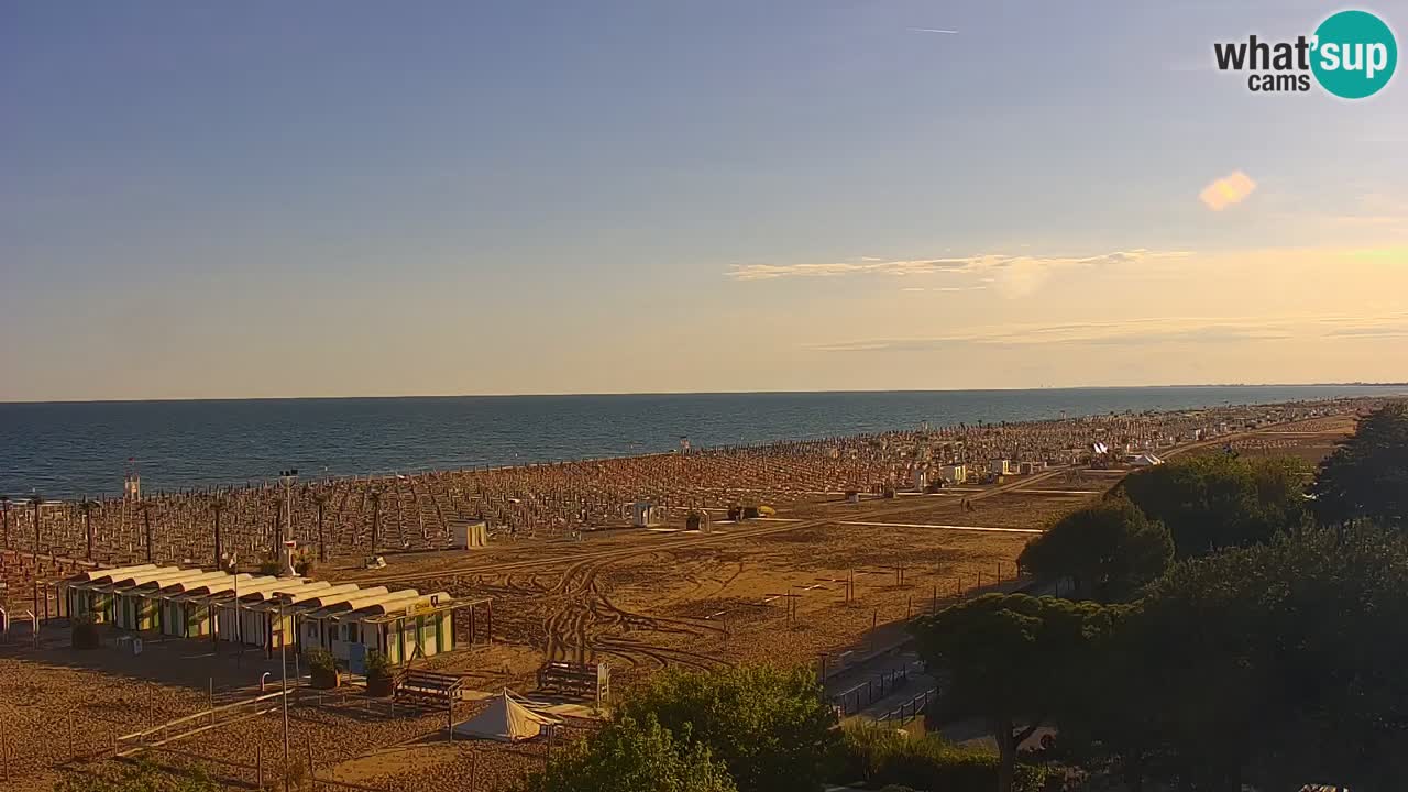 Webcam en vivo playa Bibione – vista desde Ashanti ApartHotel