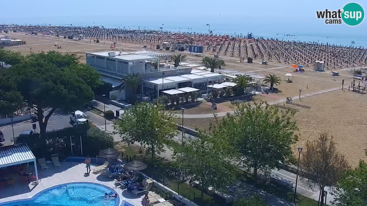 Live Webcam Bibione beach – view from Ashanti ApartHotel